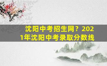 沈阳中考招生网？2021年沈阳中考录取分数线